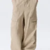 Rael Kade Parachute Trousers – Light Beige Rael Kade Parachute Trousers – Light Beige