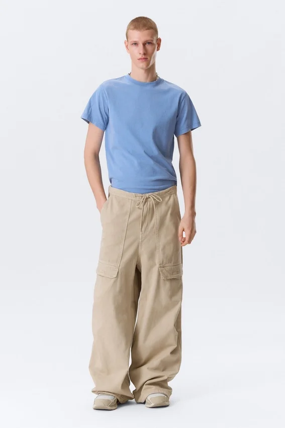 Rael Kade Parachute Trousers – Light Beige Rael Kade Parachute Trousers – Light Beige