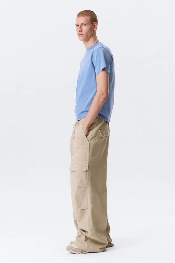 Rael Kade Parachute Trousers – Light Beige Rael Kade Parachute Trousers – Light Beige