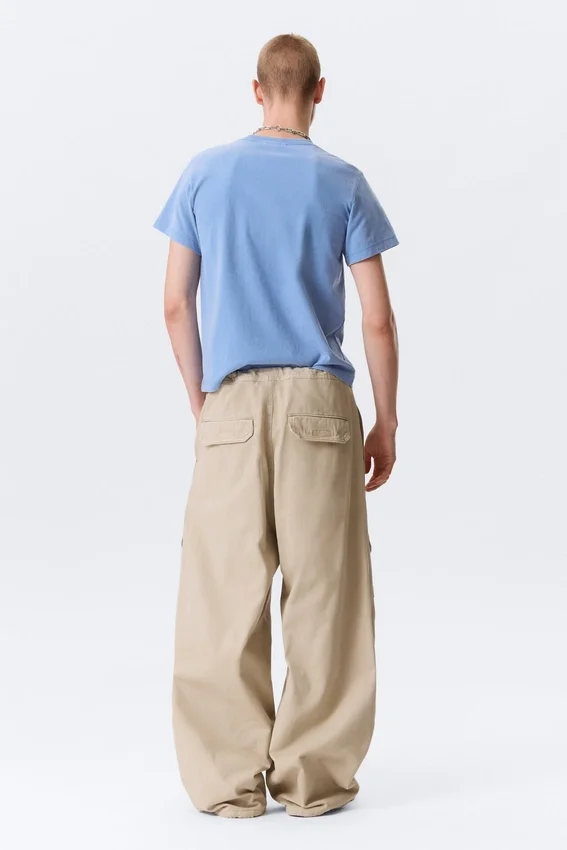 Rael Kade Parachute Trousers – Light Beige Rael Kade Parachute Trousers – Light Beige
