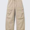 Rael Kade Parachute Trousers – Light Beige Rael Kade Parachute Trousers – Light Beige
