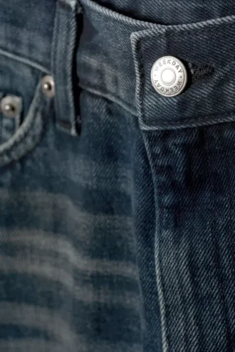 Rail Mid Rise Loose Wide Jeans – Deep Ocean Blue – Dark Blue Rail Mid Rise Loose Wide Jeans – Deep Ocean Blue – Dark Blue