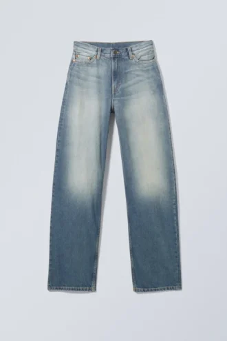 Rail Mid Rise Loose Wide Jeans – Jackpot Blue – Medium Blue Rail Mid Rise Loose Wide Jeans – Jackpot Blue – Medium Blue