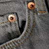Rail Mid Rise Loose Wide Jeans – Misty Grey – Light Grey