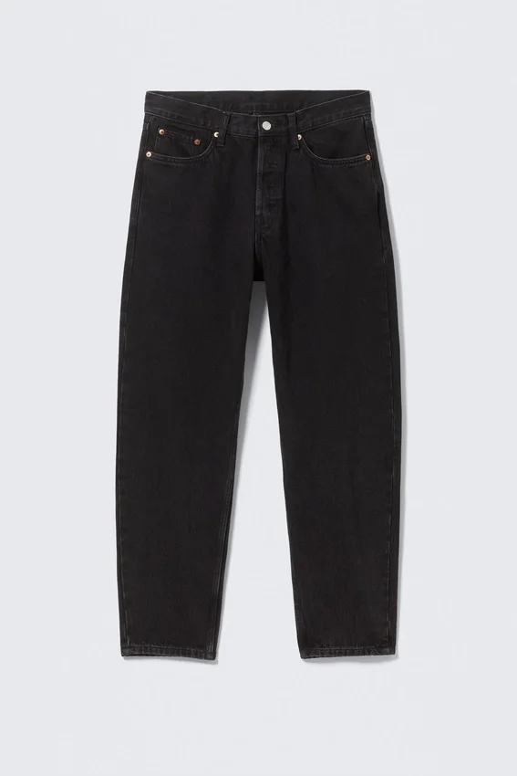 Ray Mid Rise Relaxed Tapered Jeans – Tuned Black – Black Ray Mid Rise Relaxed Tapered Jeans – Tuned Black – Black