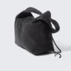 Rectangular Corduroy Shoulder Bag – Black Rectangular Corduroy Shoulder Bag – Black