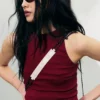 Red Fitted Cotton Jersey Tank Top – Red Red Fitted Cotton Jersey Tank Top – Red