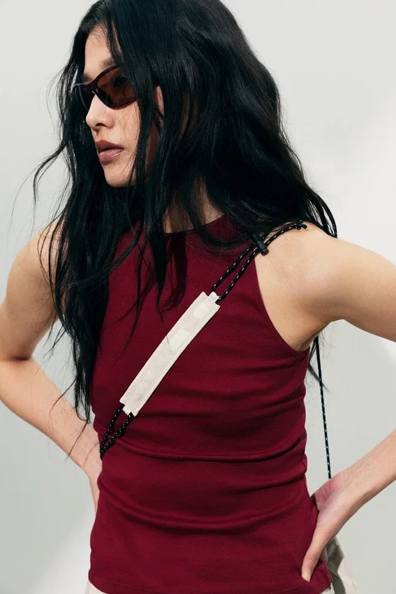 Red Fitted Cotton Jersey Tank Top – Red Red Fitted Cotton Jersey Tank Top – Red