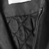 Reed Coated Biker Jacket – Washed Black Reed Coated Biker Jacket – Washed Black