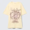 Regular Fit Cotton T-Shirt – Light Yellow – Tendre Orage Regular Fit Cotton T-Shirt – Light Yellow – Tendre Orage