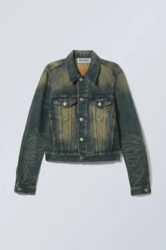 Regular Fit Denim Trucker Jacket – Carson Blue – Dark Blue
