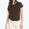 Regular Fit Mini T-Shirt – Brown Regular Fit Mini T-Shirt – Brown