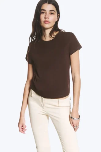 Regular Fit Mini T-Shirt – Brown