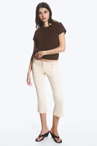 Regular Fit Mini T-Shirt – Brown