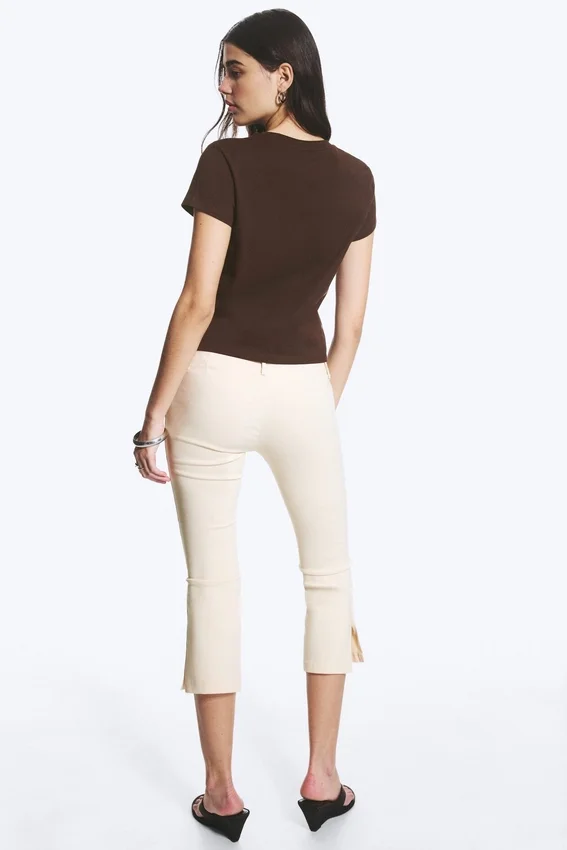 Regular Fit Mini T-Shirt – Brown Regular Fit Mini T-Shirt – Brown