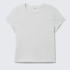 Regular Fit Mini T-Shirt – Grey Melange Regular Fit Mini T-Shirt – Grey Melange