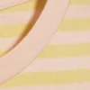 Regular Fit Mini T-Shirt – Striped Lime Yellow/Peach Pink Regular Fit Mini T-Shirt – Striped Lime Yellow/Peach Pink