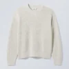 Regular Heavy Knit Sweater – Ecru Regular Heavy Knit Sweater – Ecru