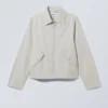 Regular Linen Blend Jacket – Light Dusty Mole Regular Linen Blend Jacket – Light Dusty Mole