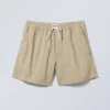 Regular Oxford Shorts – Beige Regular Oxford Shorts – Beige