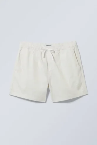 Regular Oxford Shorts – Dusty White