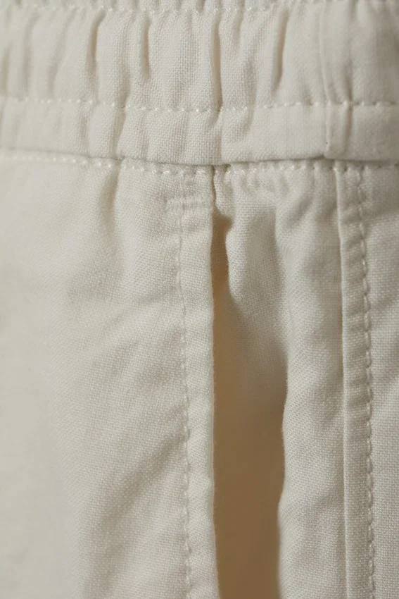 Regular Oxford Shorts – Dusty White Regular Oxford Shorts – Dusty White
