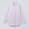 Regular Poplin Shirt – Pastel Purple Stripe Regular Poplin Shirt – Pastel Purple Stripe