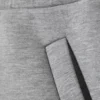 Relaxed Barrel Leg Scuba Sweatpants – Grey Melange Relaxed Barrel Leg Scuba Sweatpants – Grey Melange