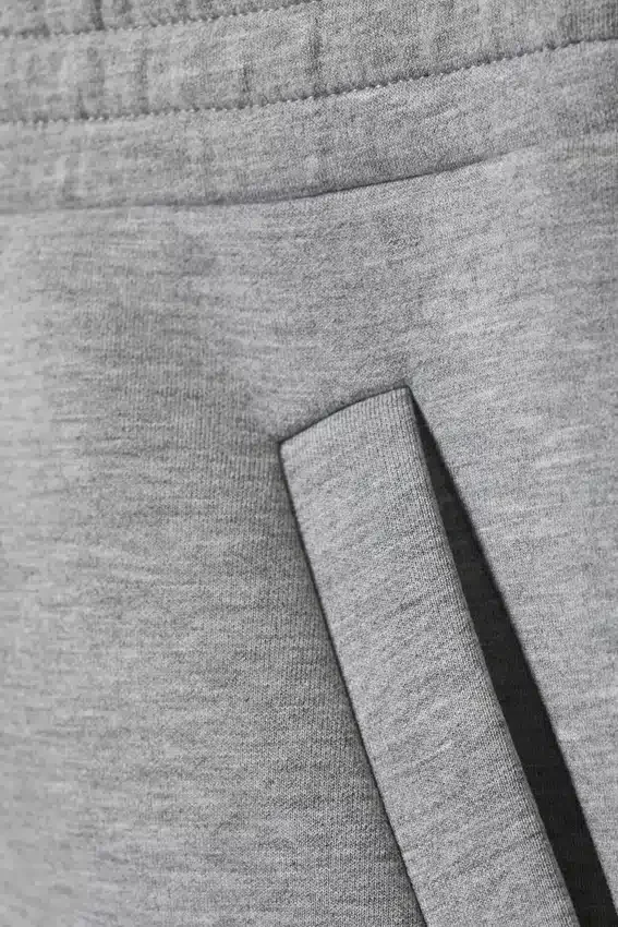 Relaxed Barrel Leg Scuba Sweatpants – Grey Melange Relaxed Barrel Leg Scuba Sweatpants – Grey Melange