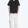 Relaxed Boxy Cotton T-Shirt – Black Relaxed Boxy Cotton T-Shirt – Black