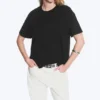 Relaxed Boxy Cotton T-Shirt – Black Relaxed Boxy Cotton T-Shirt – Black