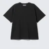 Relaxed Boxy Cotton T-Shirt – Black Relaxed Boxy Cotton T-Shirt – Black