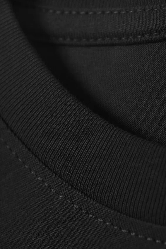 Relaxed Boxy Cotton T-Shirt – Black Relaxed Boxy Cotton T-Shirt – Black