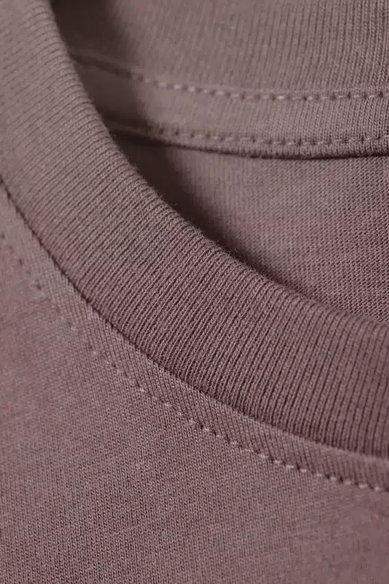 Relaxed Boxy Cotton T-Shirt – Burgundy Relaxed Boxy Cotton T-Shirt – Burgundy