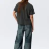 Relaxed Boxy Cotton T-Shirt – Dark Grey Relaxed Boxy Cotton T-Shirt – Dark Grey