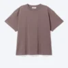 Relaxed Boxy Cotton T-Shirt – Grey Relaxed Boxy Cotton T-Shirt – Grey