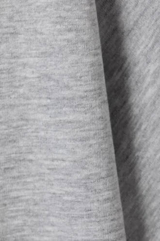 Relaxed Boxy Cotton T-Shirt – Grey Melange