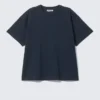 Relaxed Boxy Cotton T-Shirt – Navy Blue Relaxed Boxy Cotton T-Shirt – Navy Blue