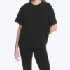 Relaxed Boxy Cotton T-Shirt – Striped Dark Blue Relaxed Boxy Cotton T-Shirt – Striped Dark Blue