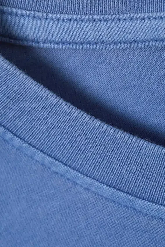 Relaxed Boxy Cotton T-Shirt – Washed Blue Relaxed Boxy Cotton T-Shirt – Washed Blue