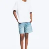 Relaxed Boxy Cotton T-Shirt – White Relaxed Boxy Cotton T-Shirt – White