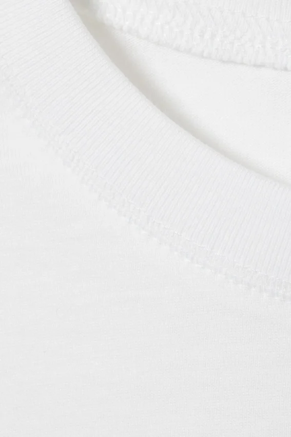 Relaxed Boxy Cotton T-Shirt – White Relaxed Boxy Cotton T-Shirt – White
