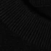 Relaxed Boxy Knitted Sweater – Black Relaxed Boxy Knitted Sweater – Black