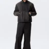 Relaxed Boxy Zip Jacket – Black Relaxed Boxy Zip Jacket – Black