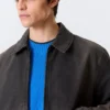 Relaxed Boxy Zip Jacket – Black Relaxed Boxy Zip Jacket – Black