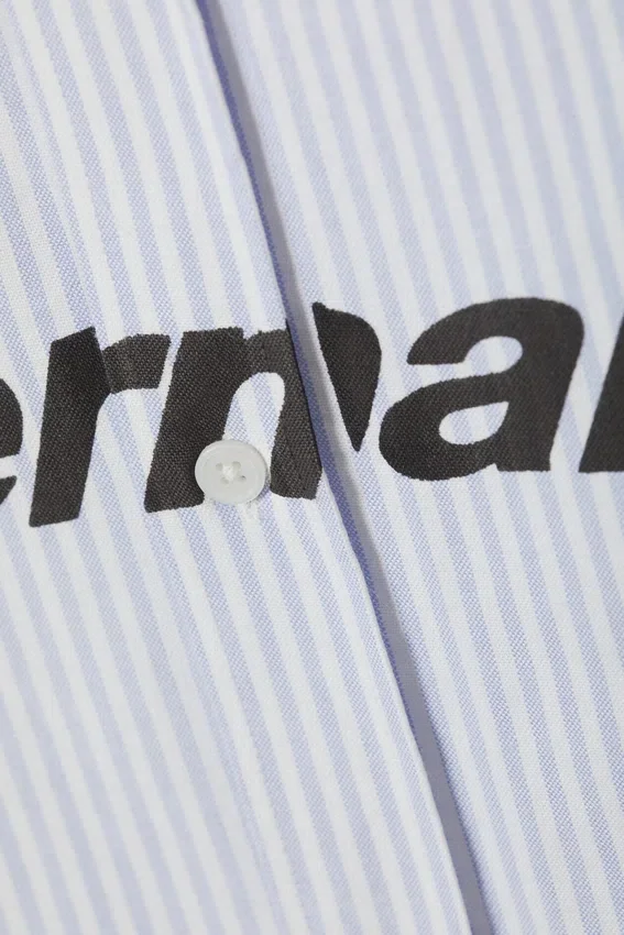 Relaxed Button Down Shirt – Striped Light Lilac – Eternal Relaxed Button Down Shirt – Striped Light Lilac – Eternal