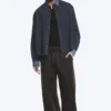 Relaxed Checked Cotton Shirt – Checked Grey – Contrast Denim Relaxed Checked Cotton Shirt – Checked Grey – Contrast Denim