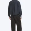 Relaxed Checked Cotton Shirt – Checked Grey – Contrast Denim Relaxed Checked Cotton Shirt – Checked Grey – Contrast Denim