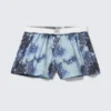 Relaxed Cotton Boxer Shorts – Blue Paisley Print Relaxed Cotton Boxer Shorts – Blue Paisley Print
