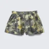 Relaxed Cotton Boxer Shorts – Dark Grey – Dirty Floral Relaxed Cotton Boxer Shorts – Dark Grey – Dirty Floral